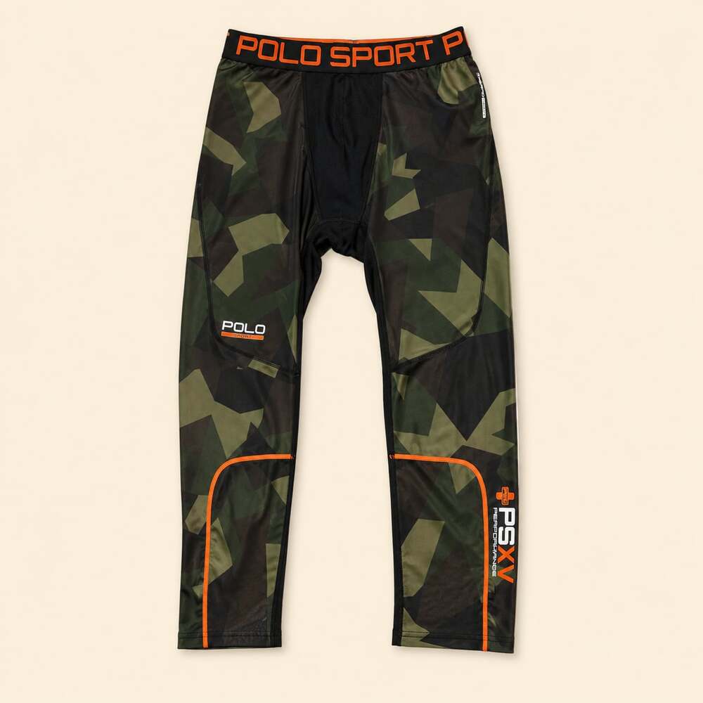 Polo Sport PSXV Camo Compression Leggings Performance Youth Large